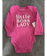 Ok!e Dokie Infant Baby Pink Little Body Lady Long Sleeve One Piece Size ... - $10.88