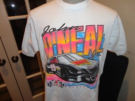 Vtg 1996 White NASCAR Racing #15 John O&#39;Neal Jr T-shirt Adult XL Nice RARE Nice - £36.43 GBP