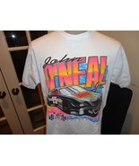 Vtg 1996 White NASCAR Racing #15 John O&#39;Neal Jr T-shirt Adult XL Nice RA... - $46.52