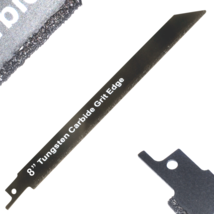 Carbide Reciprocating Blade 8&quot; Hardie Drywall Fiberglass Cement Siding P... - £8.49 GBP