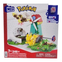 Mega Nintendo Pokemon Motion Countryside Windmill Building Toy 240 Piece... - $46.00
