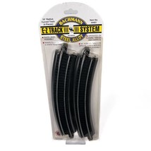 Bachmann 44401 EZ-Track 18&quot; Radius Curved Track 4 Piece HO Scale Train S... - $12.31