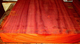 Four (4) Exotic Kiln Dried Padauk Turning Blank Lumber Lathe Wood 10 X 10 X 2&quot; - £105.50 GBP