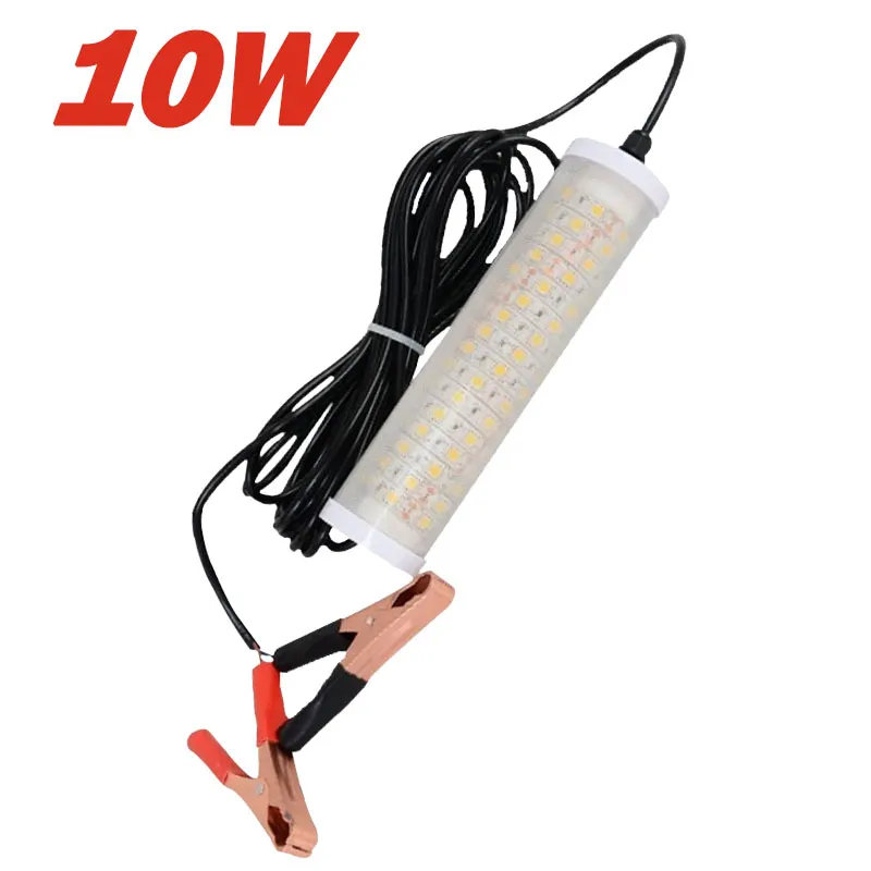 LED Underwater Fishing Light Outdoor Lure Bait Fish Finder Submersible U... - £158.17 GBP