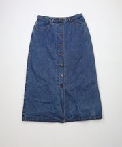 Vtg 90s Eddie Bauer Womens 8 Petite Distressed Flannel Lined Denim Maxi ... - $719.71 MXN