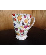 Grace Teaware Tulips Footed Cup 4 1/4&quot; - £4.92 GBP