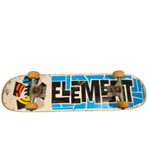 Element Skateboard Complete Vintage 30&quot;x8&quot; Original Parts Wheels - $88.14