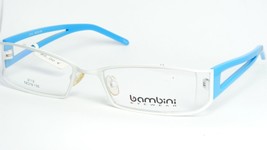 Bambini Eyewear 2112 COL.5 White /BLUE Eyeglasses Glasses Frame 52-18-135mm - $41.58
