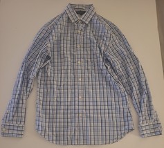 Men&#39;s Banana Republic Plaid Dress Shirt Size Medium - £8.51 GBP