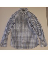 Men&#39;s Banana Republic Plaid Dress Shirt Size Medium - $11.21