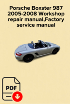 Porsche Boxster 987 2005,2006,2007,2008 Workshop repair manual,Factory s... - €12,96 EUR