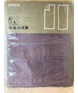 Ikea Sarita Pair of Curtains Lavender Purple 2 Panels 57&quot; x 118&quot; - $15.69
