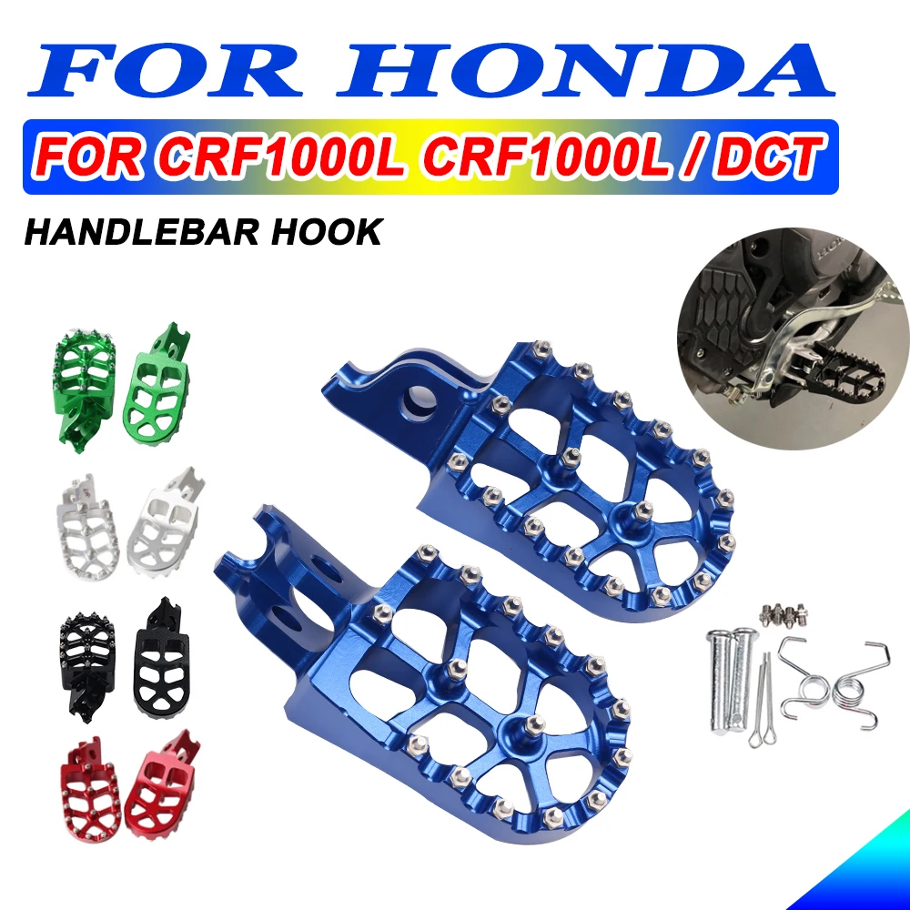 Motorcycle FootRest Footpegs Foot Pegs Pedals For Honda CRF1000L CRF 1000 2018 - £34.35 GBP+