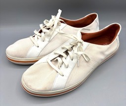 Tommy Bahama Relaxology White Mesh Leather Sneakers 9.5 Lightweight Comfort - $406.24 MXN