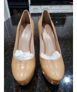 Nine West Nude Women&#39;s Patent Leather Closed Toe High Heeled Shoes Size ... - £23.77 GBP