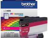 Brother Genuine LC406M Standard Yield Magenta INKvestment Tank Ink Cartr... - £31.25 GBP