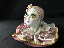 Beautiful Vintage Porcelain Half Doll Pin Cushion - £39.50 GBP
