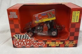 1996 Racing Champions World Of Outlaws Sprint Car #11H Greg Hodnett 1:24 Scale - $22.44