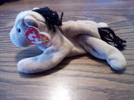 Derby the Horse No Star Yarn Mane TY Beanie Baby - $7.91