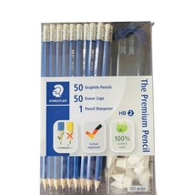 STAEDTLER Pencil Set 101 Piece Includes 50 Pencils 50 Eraser Caps 1Sharp... - $14.17