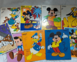 Disney Playskool lot 9 Wooden Puzzles Vintage Mickey Mouse 101 Dalmatian... - $54.44