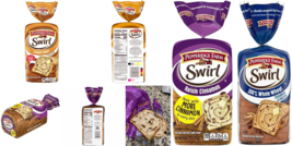 Pepperidge Farm French Toast, Raisin Cinnamon &amp; Whole Wheat Swirl Bread,... - £25.28 GBP