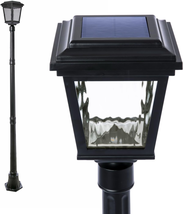 Landia Home Dusk to Dawn Ultra Bright Solar Lamp Post Light - 71&quot; Tall Decorativ - £63.41 GBP