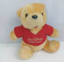 Vintage 1980s Walt Disney Home Video Winnie the Pooh 6" Plush - $9.69