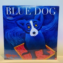 Blue Dog 2019 Wall Calendar George Rodrigue Lafayette New Orleans Louisi... - $118.80