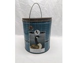 Vintage Canada Goose Happy Birthday Bucket Tin With Handle 6 3/4&quot; X 7 1/4&quot; - £38.69 GBP