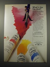 1991 Winsor &amp; Newton Cotman Water Colours Ad - What&#39;s the big deal? - £14.69 GBP