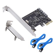 Pci Express Sata 3.0 Controller Card, 2-Port Pcie To Sata Iii 6Gb / S Built-In A - £21.17 GBP