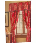 Chaps Telluride Floral Red 2pc 80x17 Window Valances - $90.00