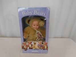 Anne Geddes Doll Plush  Baby Bears By Toy Fur 1997 15” New - $24.77