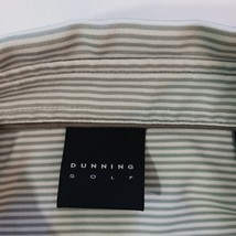 Dunning Golf Men's Gray Stripes Short Sleeves Polo Shirt Size 2XL image 3