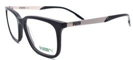 PUMA PE0134O 001 Eyeglasses Frames 52-16-135 Black / Ruthenium - £35.10 GBP