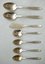 1921 Empire Rogers And Bro. Xii Is Silverplate Flatware~With Monogram 7 Pc - £14.71 GBP