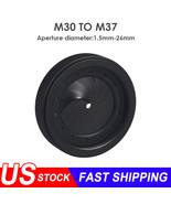 1.5-26Mm Iris Diaphragm M30 To M37 Camera Aperture Module Lens Adapter Ring - £64.18 GBP