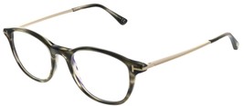 Tom Ford Sunglasses round plastic eyeglasses with blue block lenses in Grey - - £155.82 GBP