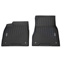 Audi Q6 E-Tron All-Weather Front Rubber Floor Mats Black - $139.99