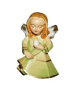 Guardian Angel of Peace with Candle wooden figurine Christian, Catholic ... - $27.62 CAD+