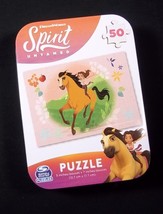 Spirit Untamed mini puzzle in collector tin 50 pcs New Sealed - $4.00