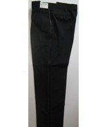 NWT Tuxedo Club 41 Waist Side Satin Stripe Pleated Front Black Pants For... - £11.52 GBP