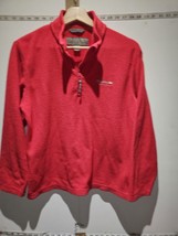 Regatta Red High Neck 1/4 Zip Outdoors Sweetlife Fleece Jumper - Size 12 - £18.71 GBP