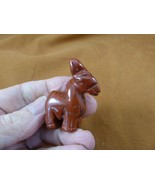 Y-BUR-569) little Red jasper Donkey mule burro gemstone figurine burros ... - £14.69 GBP
