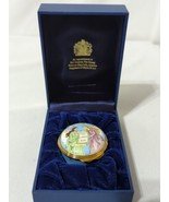 Vintage Mary Kay Exclusive Halcyon Days Golden Rule  England Trinket Pil... - €16,27 EUR