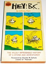 Hey! B.C. Paperback Book Johnny Hart 1960 Crest Book Printing #k767 VERY... - $3.99