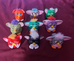 Lot or 9 Vintage 1998 FURBY McDonald&#39;s Happy Meal Toys Furbies 1998 mcdo... - $19.00