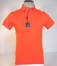 Polo Ralph Lauren Custom Fit Orange Short Sleeve Polo Shirt Men&#39;s NWT - £63.86 GBP