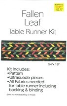 Quilt Kit - Fallen Leaf 54" x 18" Autumn Table Runner Quilting Kit M409.28 - £40.08 GBP
